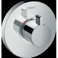 Змішувач для душу Hansgrohe Термостат прихованого монтажу ShowerSelect S Highﬂow, хром (15741000)