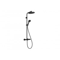 Душова система Hansgrohe Activera S 240 1jet EcoSmart Ecostat Fine Varia, чорний (28078670)