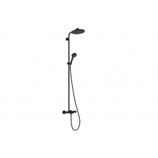 Душевая система Hansgrohe Activera S 240 1jet EcoSmart с термостатом Ecostat Fine для ванны, черный (28871670)