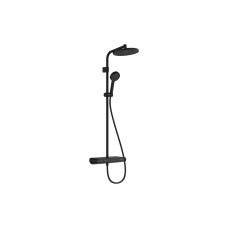 Душевая система Hansgrohe Activera S Showerpipe 240 1jet EcoSmart ShowerTablet Select 360, MattBlack, черный (28638670)