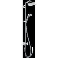 Душова система Hansgrohe Croma Air 220 1jet Showerpipe Reno 400м без змішувача, хром (27224000)