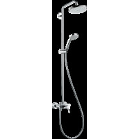 Душевая система Hansgrohe Croma Air 220 1jet Showerpipe с смесителем, хром (27222000)
