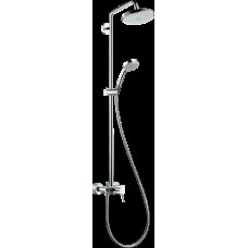Душевая система Hansgrohe Croma Air 220 1jet Showerpipe с смесителем, хром (27222000)