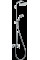 Душевая система Hansgrohe Croma Air 220 1jet Showerpipe с смесителем, хром (27222000)