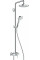Душевая система Hansgrohe Croma Select E 180 2jet Showerpipe со смесителем, хром/белый (27258400)