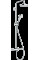 Душевая система Hansgrohe Croma Select S 180 2jet Showerpipe EcoSmart с термостатом, 9 л/мин, White/Chrome (27254400), хром/белый (27254400)