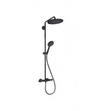 Душевая система Hansgrohe Croma Select S 280 1jet Showerpipe с термостатом, черный (26890670)