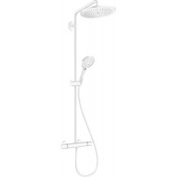 Душевая система Hansgrohe Croma Select S 280 1jet Showerpipe с термостатом, белый (26890700)