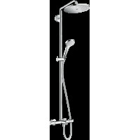 Душова система Hansgrohe Croma Select S 280 RainAir 1jet Showerpipe для ванни з термостатом, хром (26792000)