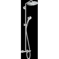 Душевая система Hansgrohe Croma Select S 280 RainAir 1jet Showerpipe для ванны с термостатом, хром (26792000)