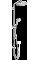 Душевая система Hansgrohe Croma Select Showerpipe S 280 RainAir 1jet Reno без смесителя, хром (26793000)
