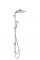 Душевая система Hansgrohe Crometta E Showerpipe 240 1jet EcoSmart 9л/мин Reno без смесителя, хром (27289000)