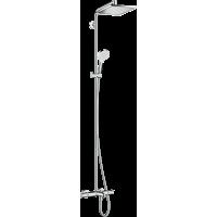 Душевая система Hansgrohe Crometta E Showerpipe 240 1jet для ванны с термостатом, хром (27298000)