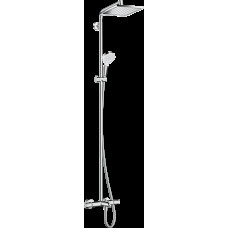 Душевая система Hansgrohe Crometta E Showerpipe 240 1jet для ванны с термостатом, хром (27298000)