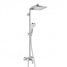 Душевая система Hansgrohe Crometta E Showerpipe 240 1jet с смесителем, хром (27284000)