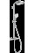 Душевая система Hansgrohe Crometta S Showerpipe 240 1jet EcoSmart с термостатом: 9л/мин, хром (27268000)