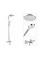 Душевая система Hansgrohe Crometta S Showerpipe 240 1jet для ванны с термостатом, хром (27320000)