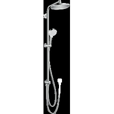 Душевая система Hansgrohe Crometta S Showerpipe Reno 240 1jet без смесителя, хром (27270000)