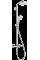 Душевая система Hansgrohe Crometta Showerpipe 160 1jet с термостатом, хром/белый (27264400)