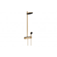 Душевая система Hansgrohe Pulsify S Showerpipe 260 2jet 400 EcoSmart, бронзовый (24241140)