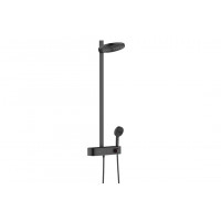 Душова система Hansgrohe Pulsify S Showerpipe 260 2jet 400 EcoSmart, чорний (24241670)