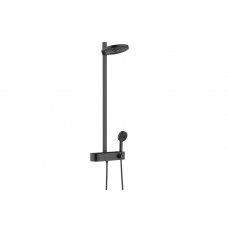 Душевая система Hansgrohe Pulsify S Showerpipe 260 2jet 400 EcoSmart, черный (24241670)