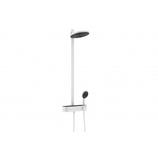 Душевая система Hansgrohe Pulsify S Showerpipe 260 2jet 400 EcoSmart, белый (24241700)