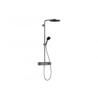 Душевая система Hansgrohe Pulsify Showerpipe 260 1jet 400 EcoSmart, черный хром (24221340)