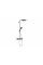 Душевая система Hansgrohe Pulsify Showerpipe 260 1jet 400 EcoSmart, черный хром (24221340)