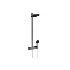 Душевая система Hansgrohe Pulsify Showerpipe 260 2jet 400 EcoSmart, черный хром (24241340)