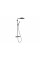 Душевая система Hansgrohe Pulsify S Puro Showerpipe 260 1jet EcoSmart с Ecostat Fine, Brushed Black, черный хром (24223340)