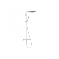 Душова система Hansgrohe Pulsify S Puro Showerpipe 260 1jet EcoSmart з Ecostat Fine, білий (24223700)