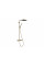 Душевая система Hansgrohe Pulsify S Puro Showerpipe 260 1jet с Ecostat Fine, бронзовый (24222140)
