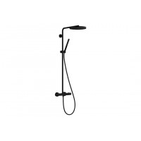 Душова система Hansgrohe Pulsify S Puro Showerpipe 260 1jet з Ecostat Fine, чорний (24222670)