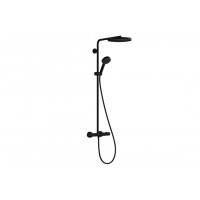 Душевая система Hansgrohe Pulsify S Puro Showerpipe 260 1jet с Ecostat Fine, черный (24236670)