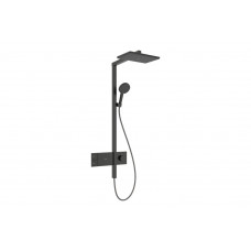 Душевая система Hansgrohe Raindance Alive Q 340/210 1jet ShowerSelect Comfort, черный хром (24580340)