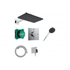 Душевая система Hansgrohe скрытого монтажа Raindance Alive Q 210/340 1jet 6 в1, хром (24620000)