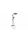Душевая система Hansgrohe Raindance Alive S Puro 300 1jet EcoSmart с Ecostat Element, черный хром (24593340)