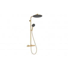 Душевая система Hansgrohe Raindance Alive S Puro 300 1jet с Ecostat Element, бронзовый (24592140)