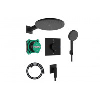 Душова система Hansgrohe Душовий комплект Raindance Alive S 300 1jet 6 в1 (24630670), чорний (24630670)