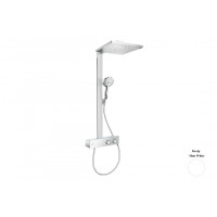 Душевая система Hansgrohe Душ. сист. Raindance E 300 1jet Showerpipe 350 ST с термостатом, EcoSmart, 9 л/мин, белый (27362700)
