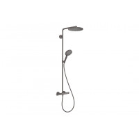 Душова система Hansgrohe Raindance S 240 EcoSmart PowderRain 2jet з термостатом, чорний хром (28823340)