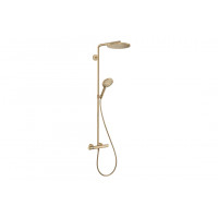 Душевая система Hansgrohe Raindance S 240 EcoSmart PowderRain 2jet с термостатом, бронзовый (28823140)