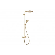 Душевая система Hansgrohe Raindance S 240 EcoSmart PowderRain 2jet с термостатом, бронзовый (28823140)