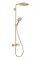 Душевая система Hansgrohe Raindance S 240 Showerpipe PowderRain 1jetP с термостатом, бронзовый (27633140)