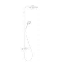 Душова система Hansgrohe Raindance S 240 Showerpipe PowderRain 1jetP з термостатом, білий (27633700)