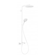 Душевая система Hansgrohe Raindance S 240 Showerpipe PowderRain 1jetP с термостатом, белый (27633700)
