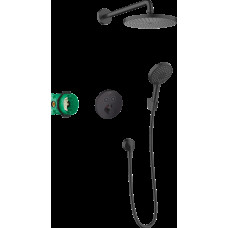 Душевая система Hansgrohe скрытого монтажа Raindance S 240 1jet ShowerSelect S 8 в1 (27959670), черный (27959670)