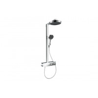 Душова система Hansgrohe Rainfinity Showerpipe 250 1jet EcoSmart з термостатом ShowerTablet 350, хром (28742000)