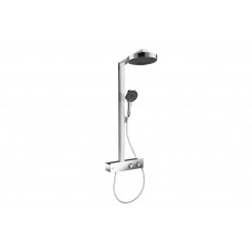 Душевая система Hansgrohe Rainfinity Showerpipe 250 1jet EcoSmart с термостатом ShowerTablet 350, хром (28742000)